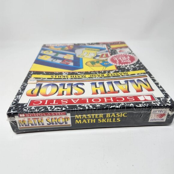Vintage Scholastic Math Shop Sealed Master Math Skills, Floppy Disc Software - Picture 7 of 8